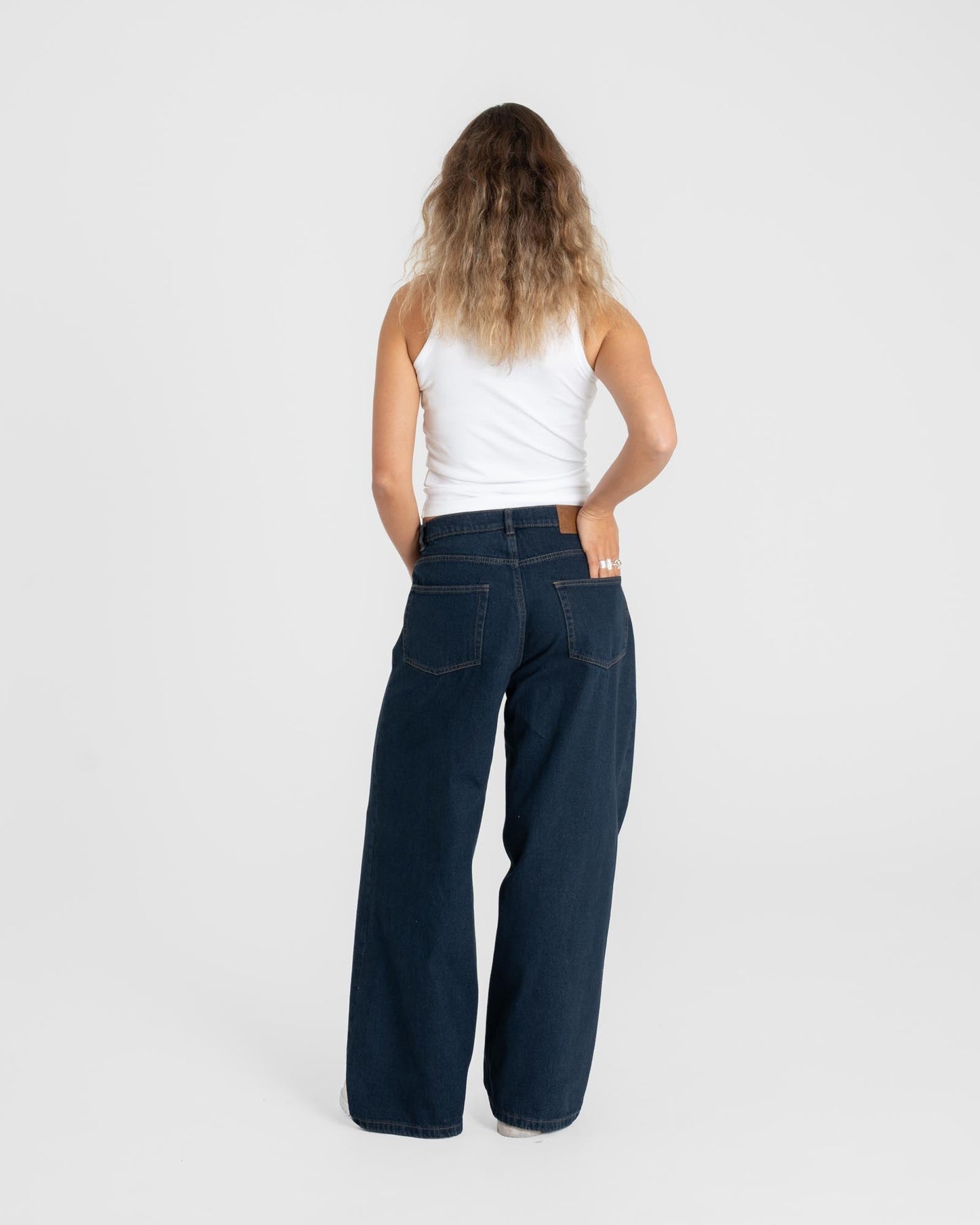 Extra Baggy Denim Jeans Indigo