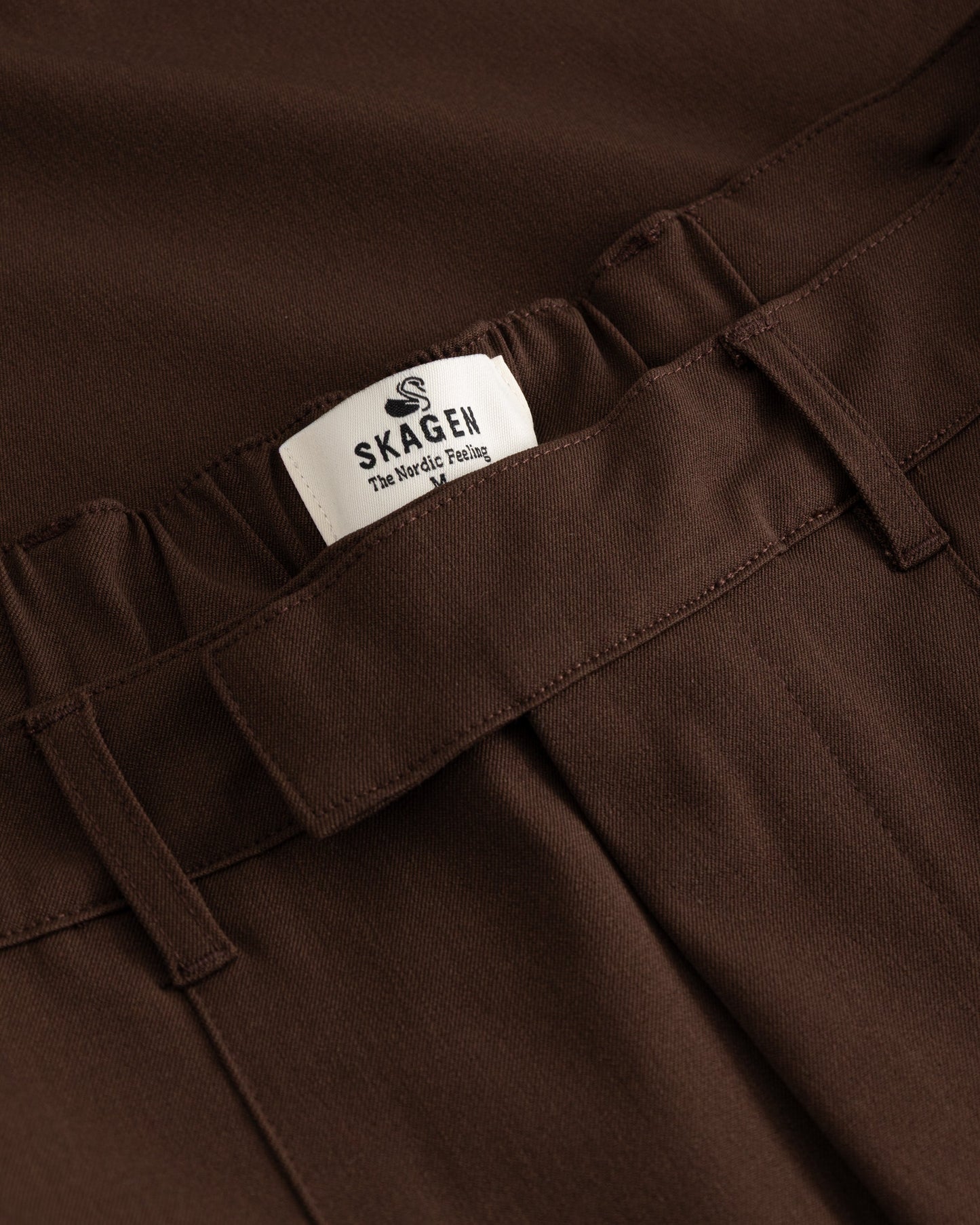Baggy Suit Pants Brown