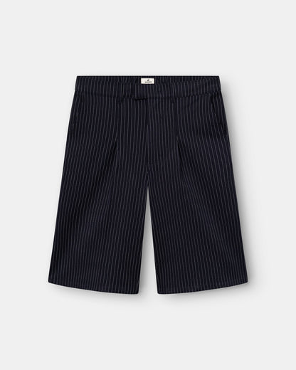 Bermuda Shorts Navy Pinstriped dame