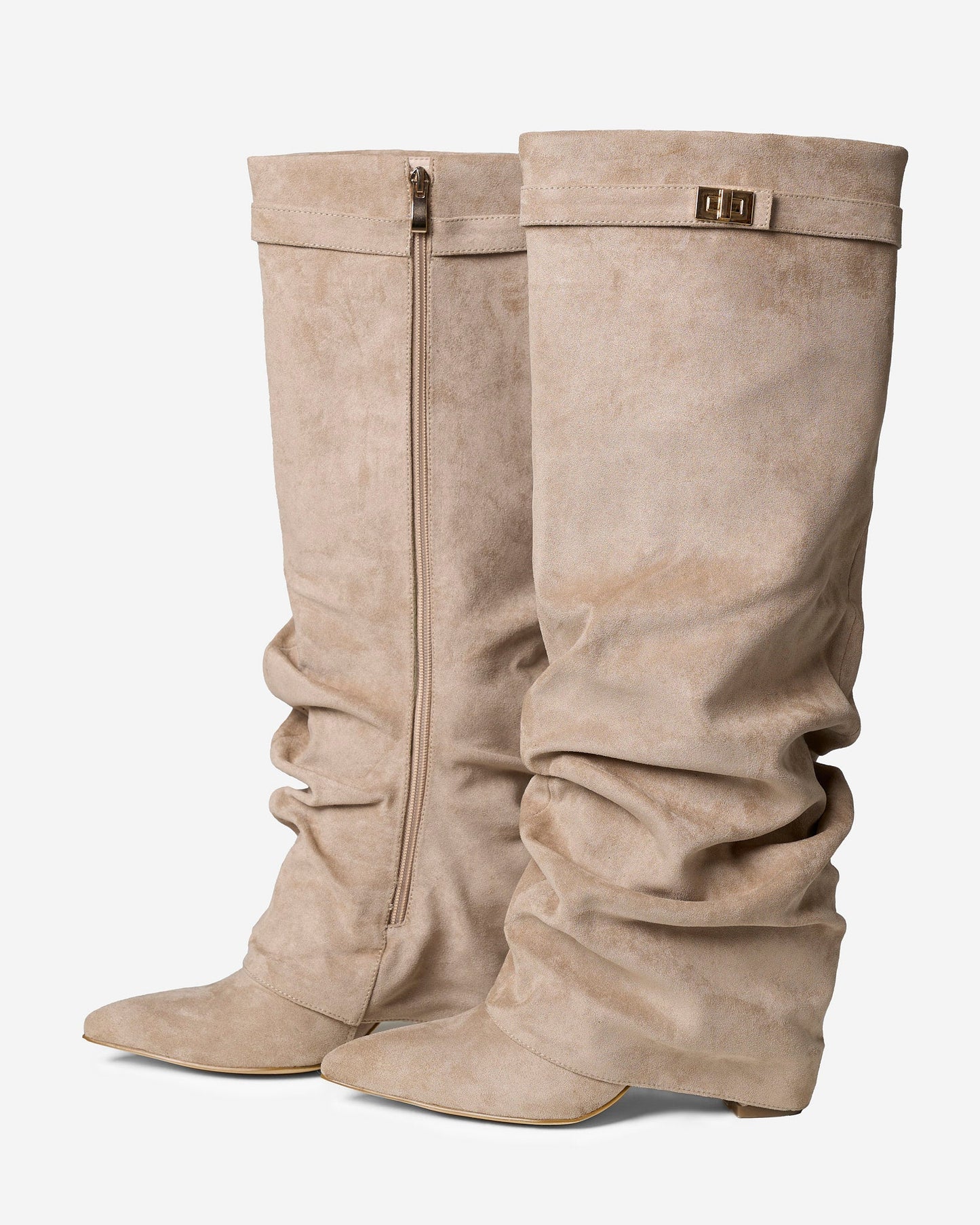 GVY Slouchy Suede knee high boots