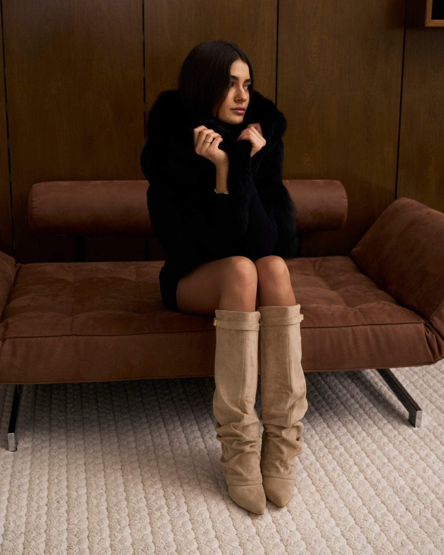 GVY Slouchy Suede knee high boots