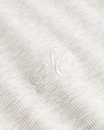 Henley Long Sleeve Heather Grey