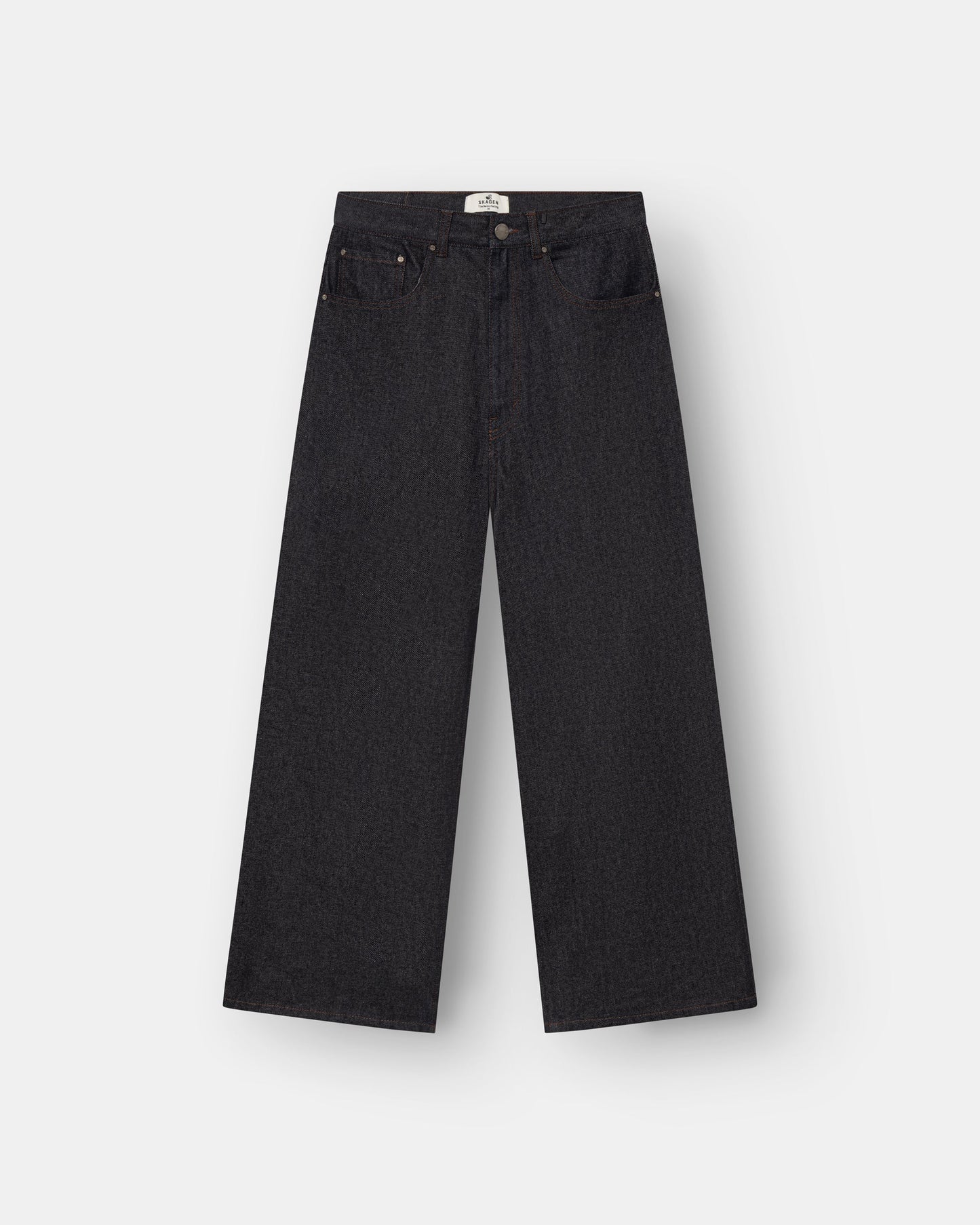 Raw Selvedge Denim Jeans Darkwash dame