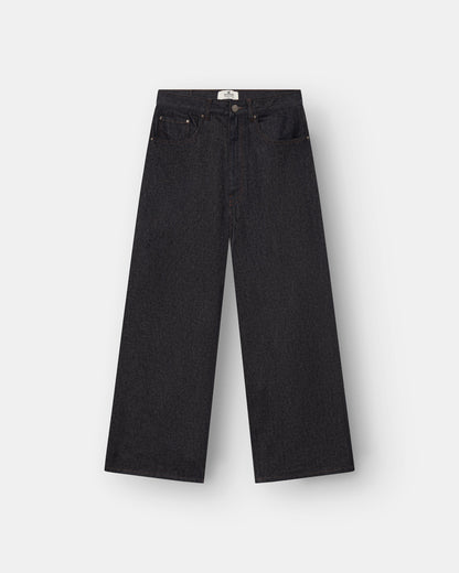 Raw Selvedge Denim Jeans Darkwash dame