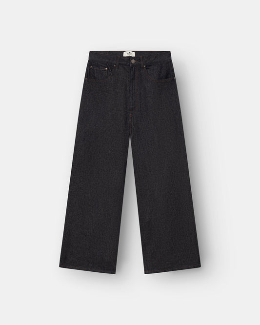 Raw Selvedge Denim Jeans Darkwash dame