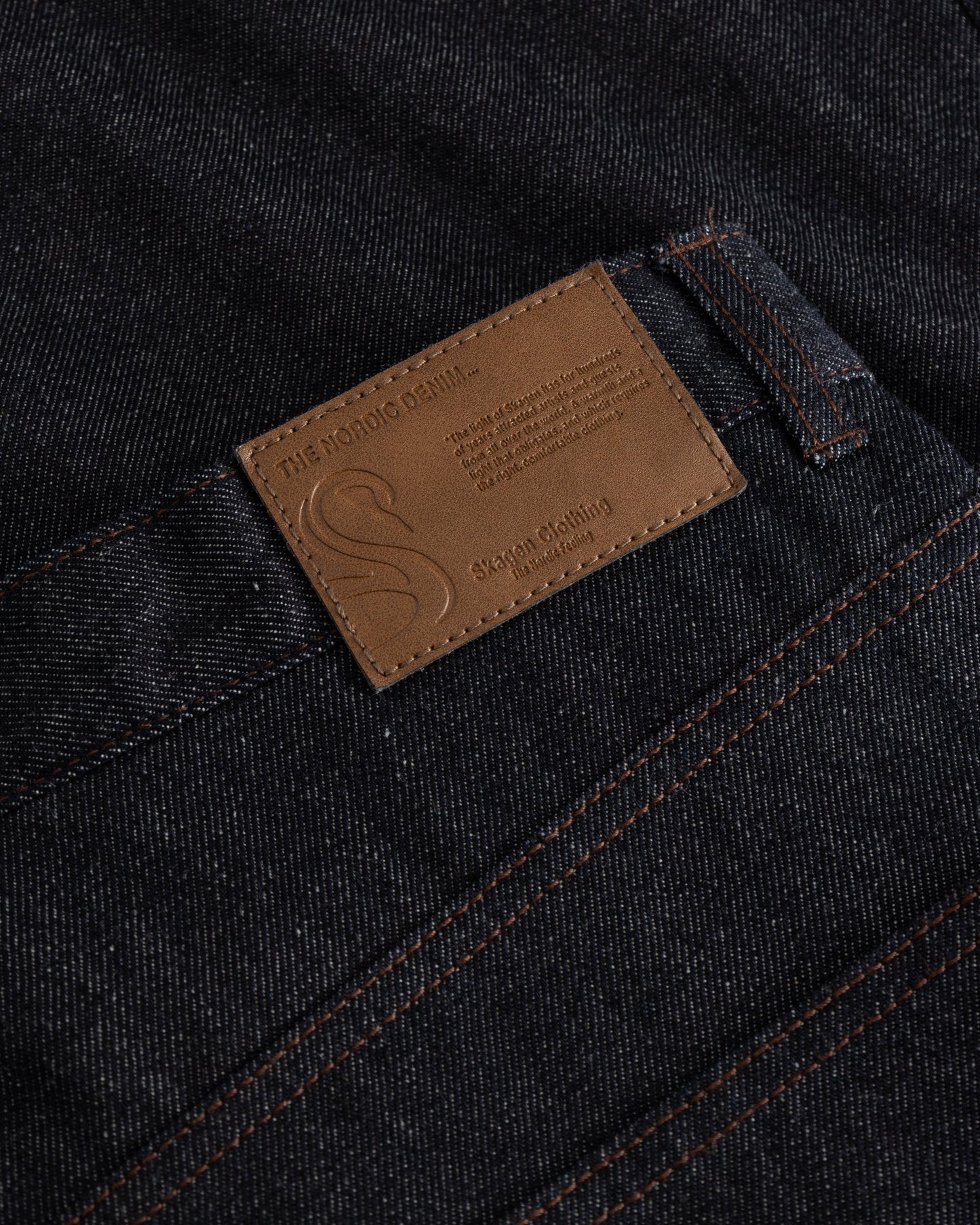 Raw Selvedge Denim Jeans Darkwash dame