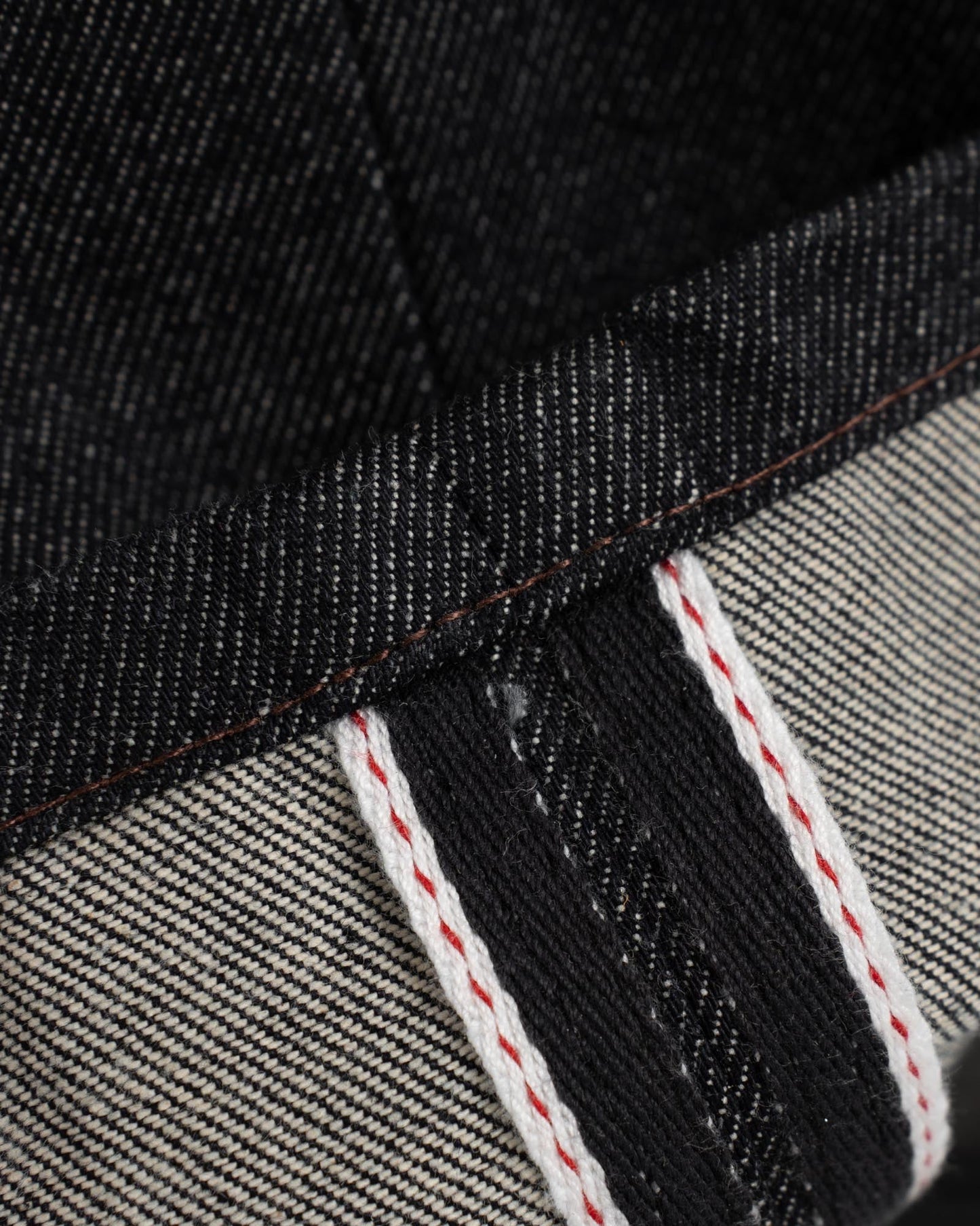 Raw Selvedge Denim Jeans Darkwash dame
