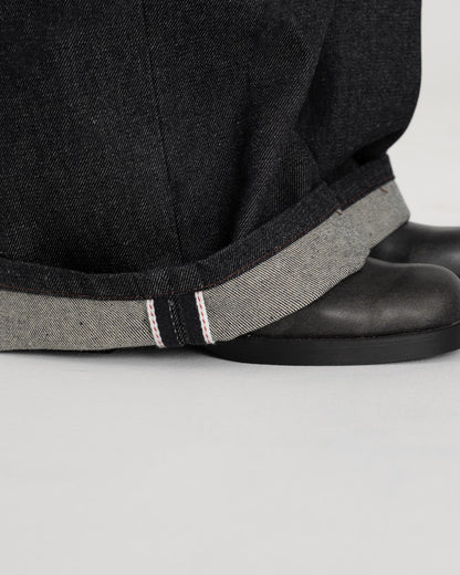 Raw Selvedge Denim Jeans Darkwash dame