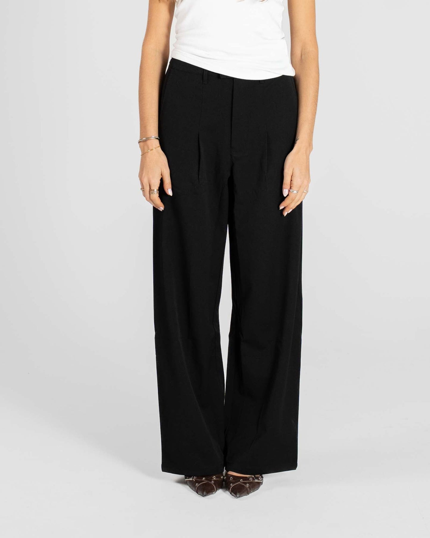 Baggy Suit Pants Black