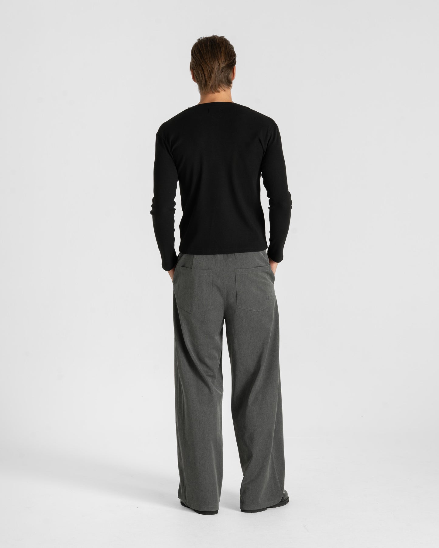 Henley Long Sleeve Black
