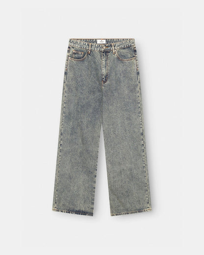 Extra Baggy Denim Jeans Mid Blue Vintage Wash