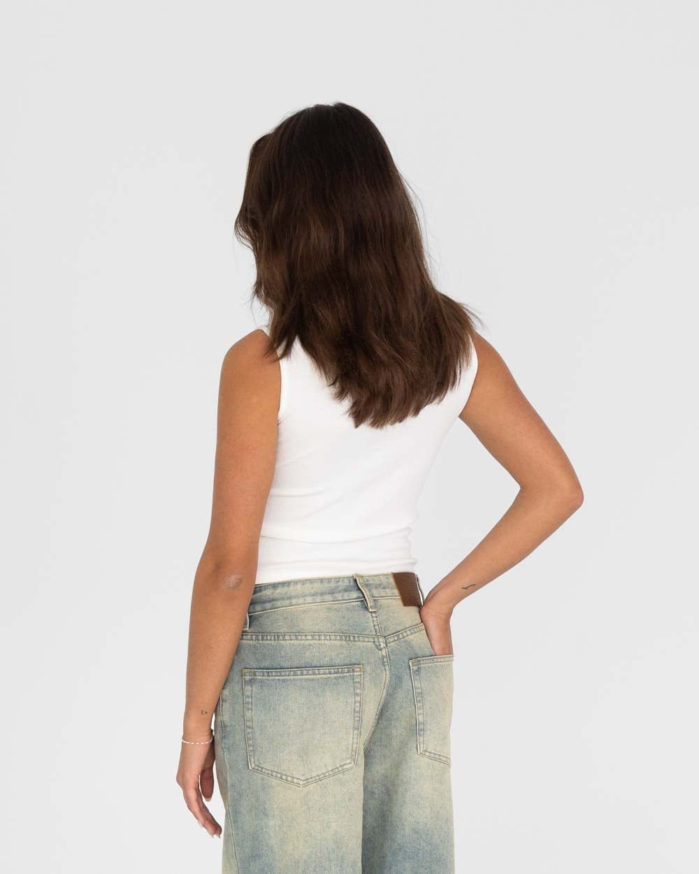 Bottoned Top White