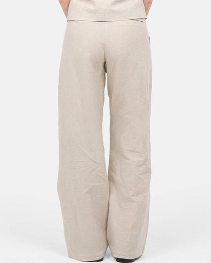 Hør Suitpants Beige